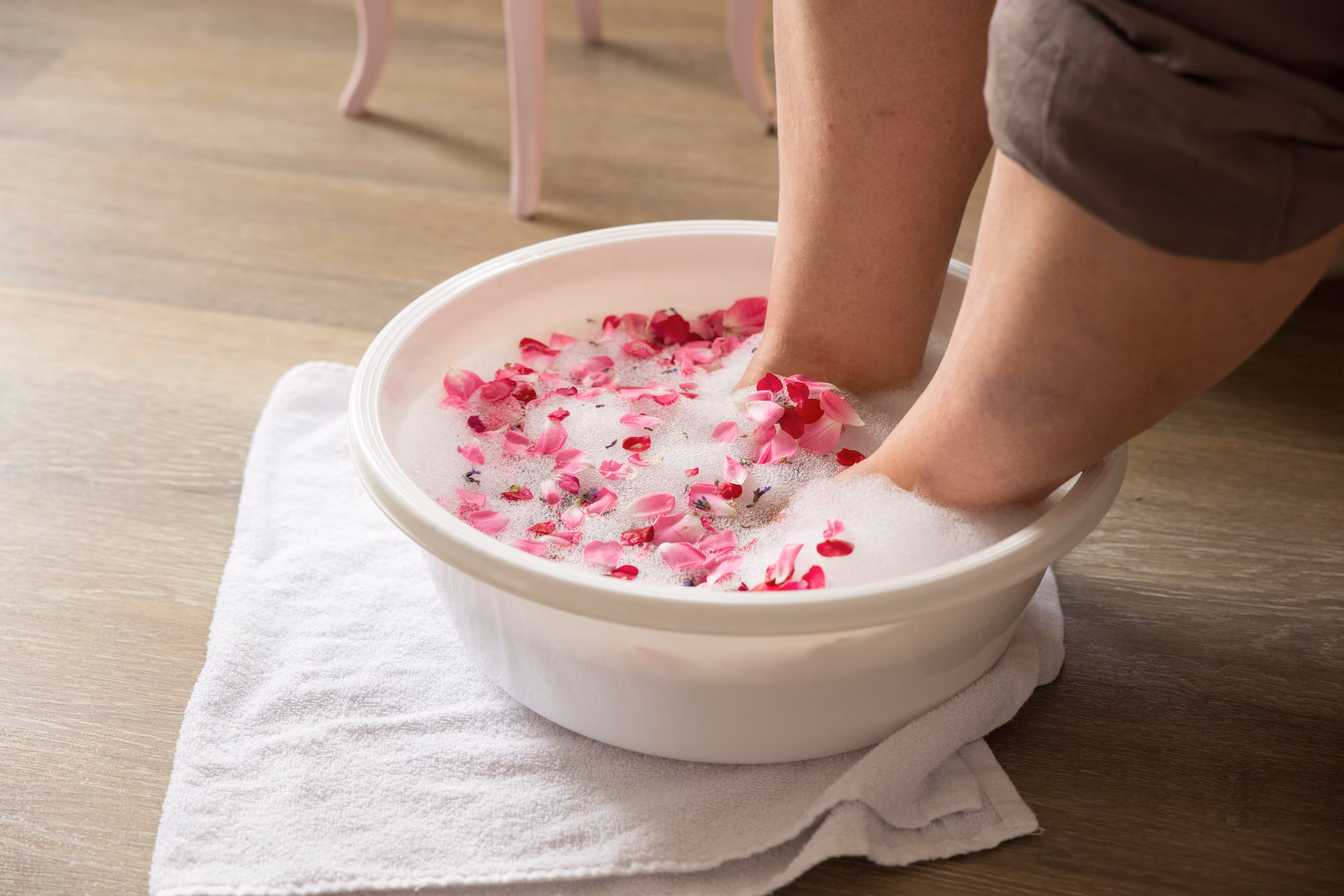 Blüten für dein Fußbad